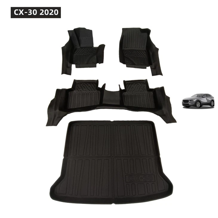 Hot Selling 5D TPE Car Mat Easy Clean Car Mat Use For CX-30 2020