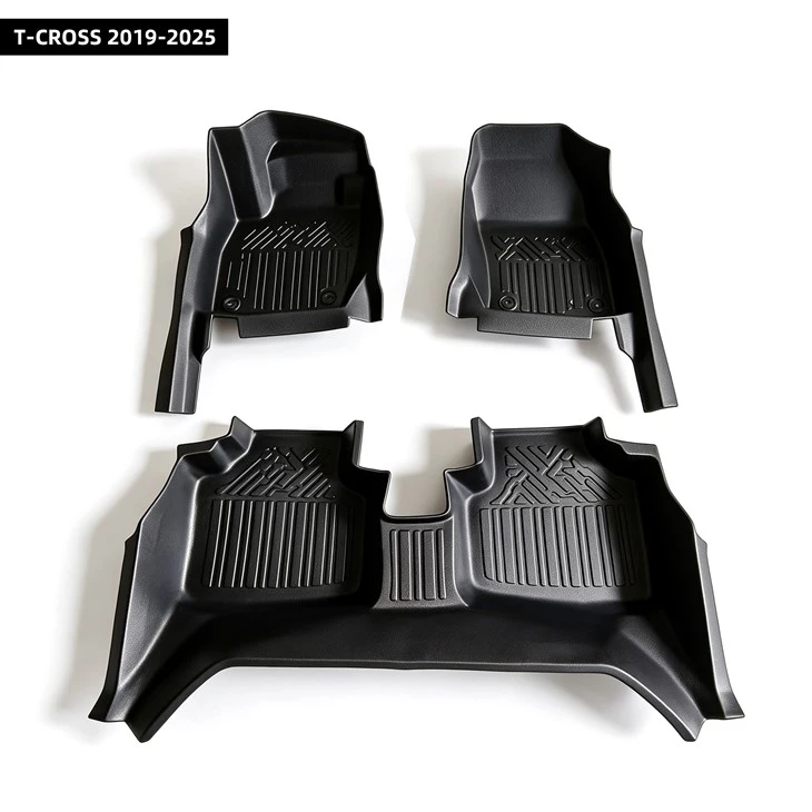 Peru Car Mats Custom TPE Car Floor Liners For T-CROSS 2019-2025
